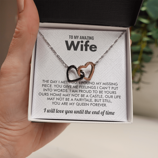 To My Wife - Heart Necklace