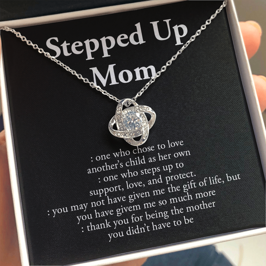 Stepped Up Mom | Love Knot Necklace