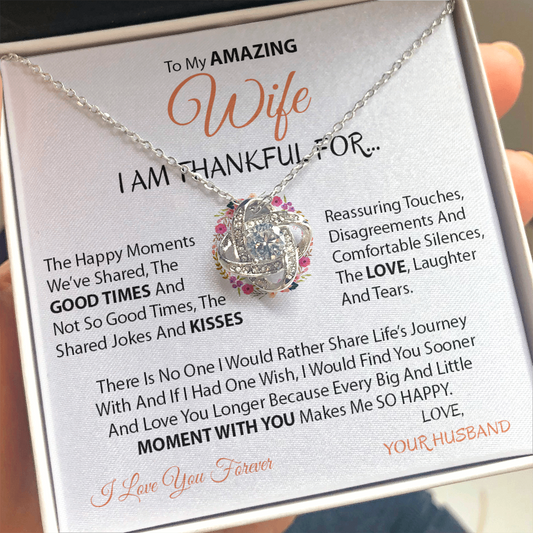 To My Amazing Wife | Love Knot Necklace