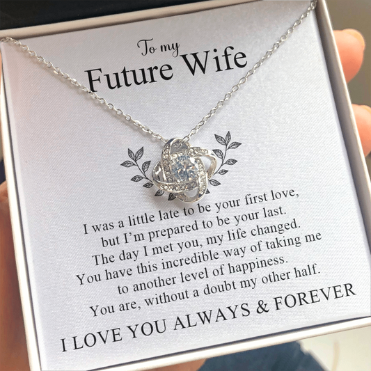 To My Future Wife - Love Knot Necklace