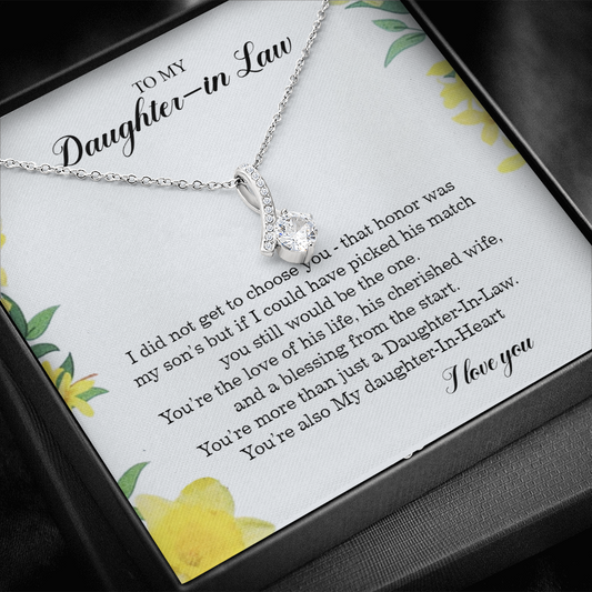 To My Daughter In Law | Alluring Beauty Necklace