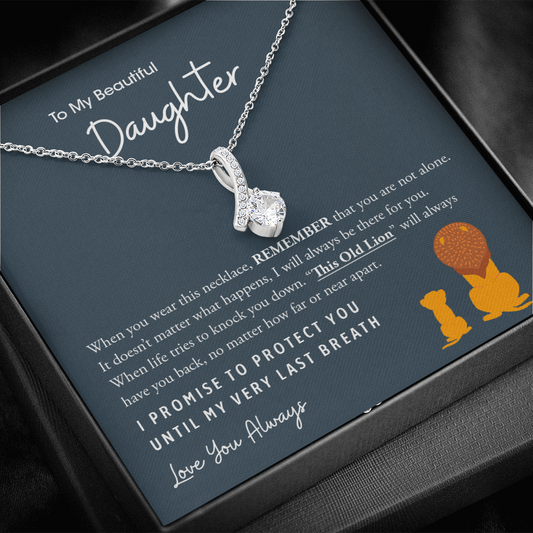 To My Beautiful Daughter | Alluring Beauty Necklace